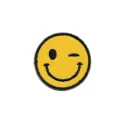 Smile, Smiley Face, Emoticon, Emoji wink small patch - Modidea