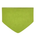 Patella borsa forma con punta triangolare in ecopelle verde acido 22 x 18 cm