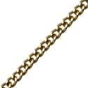 Catena in alluminio con maglia schiacciata groumette 7mm colore oro - K1355-2.0 Benox