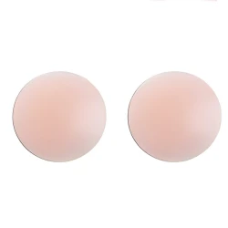 Reusable adhesive silicone nipple covers