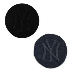 Tondo NY New York applicazione patch ricamata - Modidea
