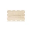 Fondo in legno rettangolare piccolo per realizzare cestini 10 x 16cm