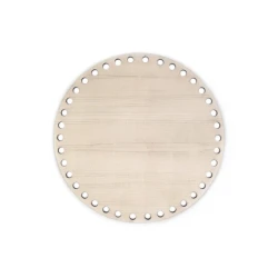 Fondo in legno rotondo per realizzare cestini Ø 16cm