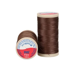Filo per cuciture elastiche ad alta estensione 6077 Marrone Legno - Flex Mez Cucirini