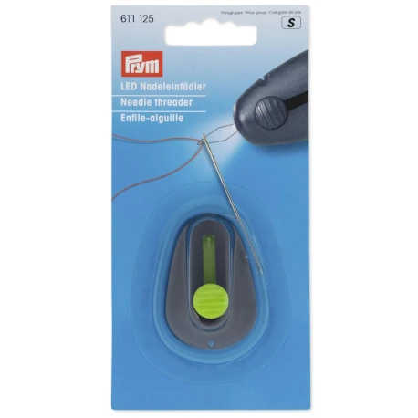 Needle threader with battery-powered LED light - 611125 Prym