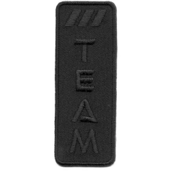 Applicazione Termoadesiva TEAM verticale NERO - 9008A Marbet