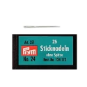 Silver-tipped knitting needles No. 24 - 0.80 x 37 mm Pack of 25 needles - 124140 Prym