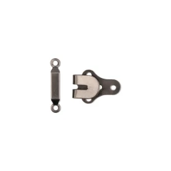 Ganci a spranghette per pantaloni e gonne da 12mm nero - 265262 Prym