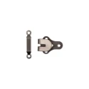 Hooks and bars for trousers and skirts, 12mm, silver-coloured
 - 265262 Prym