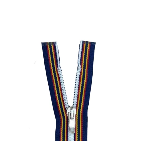 Cerniera lampo per tasche multicolor 25 cm effetto multicolor come la chiusura lampo originale