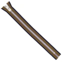 25 cm multicolour pocket zip like the original zip