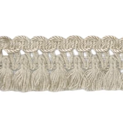 Frangia in Cotone passamaneria decorativa 4cm stile vintage