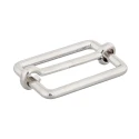Fibbia regolabile 25mm in metallo argentato per cinghie e tracolle - Prym