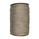 Cordino Thai Glitter rosso argento per realizzare borse alla moda all'uncinetto colore beige con filo lurex argento - PP700 MAS