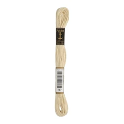 Anchor Soft 387 cotton embroidery thread, 10m skein