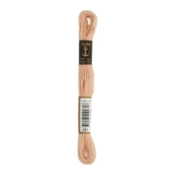 Anchor Soft 881 cotton embroidery thread, 10m skein