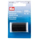 Filo per cucire in Nylon nero trasparente 200m - 977621 Prym 
