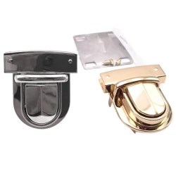 Large metal satchel clasp for handmade bags