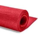Feltro colorato rosso in foglio da 50 x 100 cm spessore 3 mm