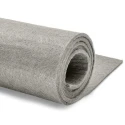 Grey coloured felt in 50 x 100 cm sheet 3 mm thick