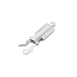 Chiusura a fermaglio liscia con linguetta in colore argento per collane e bracciali - FF061 Benox