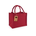 Small red jute bag to personalise and decorate - W407Westford Mill