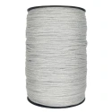Cordino Thai Glitter rosso argento per realizzare borse alla moda all'uncinetto colore bianco con filo lurex argento - PP700 MAS