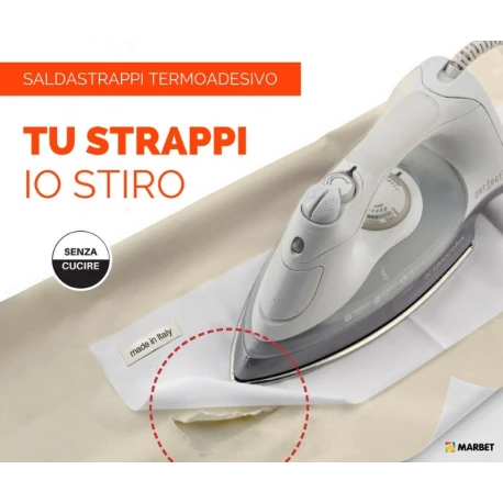 Saldastrappi termoadesivo 40 x 15 cm - 120 Marbet