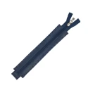 Zip 25cm Lampo in ecopelle blu ideale per borsa e pochette - MA141 Mas