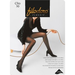 Filodoro Clio 30 den semi-opaque tights in soft microfibre