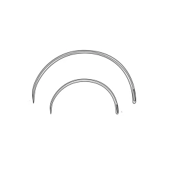 Half-moon curved needles for upholsterers, size 2-3, small and medium - 88007Pony 2
