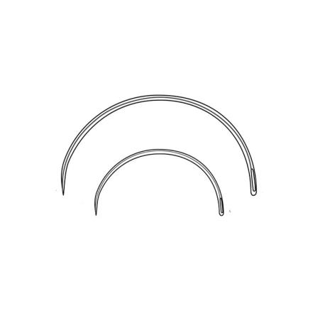 Half-moon curved needles for upholsterers, size 2-3, small and medium - 88007Pony