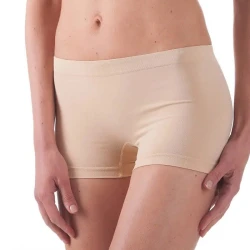 Women's Low-Rise Seamless Boxer Shorts Black 2