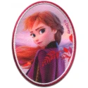 Disney Frozen Anna toppa patch applicazione termoadesiva ovale