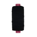 Hand and machine sewing elastic thread 100m bobbin black