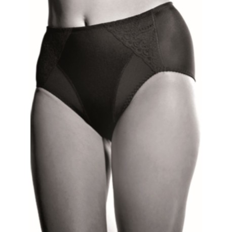Slip coulotte guainetta nera contenitiva e modellante in taglie comode - 976 Gios intimo