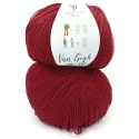 Van Gogh Lux filato con filo di lurex di Miss Tricot gomitolo da 200gr. colore bordeaux