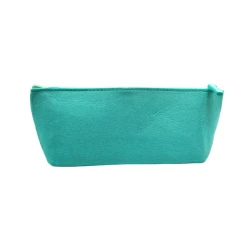 Medium-sized multipurpose felt clutch bag with zip fastener 2