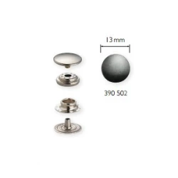 'Sport & Camping Mini' Oxidised 13mm press studs - 390502 Prym