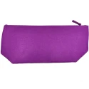 Pochette viola in Feltro grande multiuso con chiusura lampo