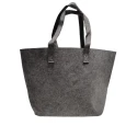 Borsa in Feltro piccola grigio ottima come base da personalizzare e decorare