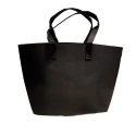 Small black felt bag excellent as a base to customise and decorate