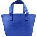 Borsa in Feltro media bluette ottima come base da personalizzare e decorare