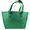 Medium green felt bag excellent as a base to customise and decorate