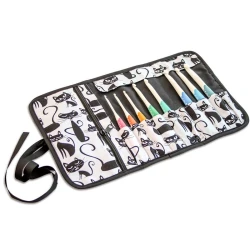 Prym's Cats series crochet hook case is a practical companion for your projects - 612088 Prym 2