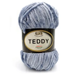 Lana Velluto Slim TEDDY gomitolo filato in ciniglia da 100gr di Miss Tricot Filati