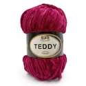 Lana Velluto TEDDY gomitolo filato in ciniglia da 100gr di Miss Tricot Filati colore 07 Bordeaux