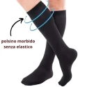 Calzino lungo uomo sanitario in caldo cotone invernale con elastico morbido che non stringe - Calzificio Pezzini