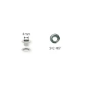 Occhielli con Rondelle Ø dentro 4 mm ARGENTO - 542407 Prym