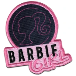 Barbie Girl Patch applicazione ricamata toppa termoadesiva - Barbie il film
